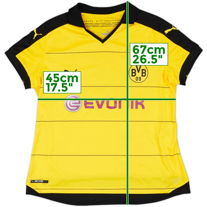 2015-16 Borussia Dortmund Home Shirt - 9/10 - (Women's L)