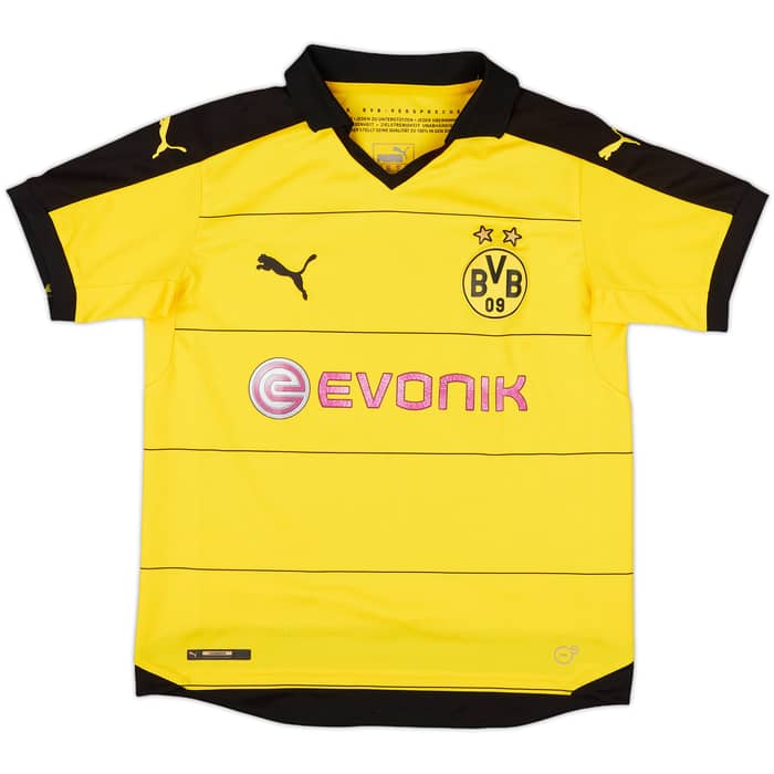 2015-16 Borussia Dortmund Home Shirt - 7/10 - (XL.Boys)