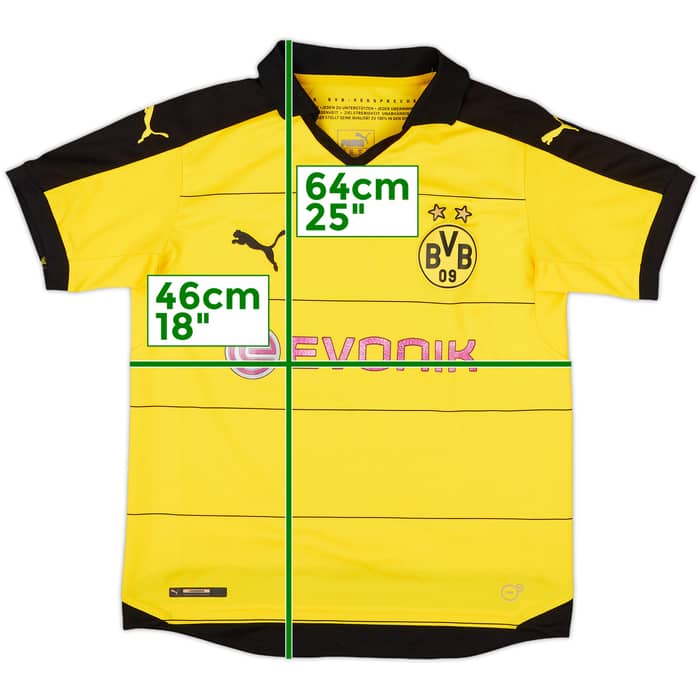 2015-16 Borussia Dortmund Home Shirt - 7/10 - (XL.Boys)