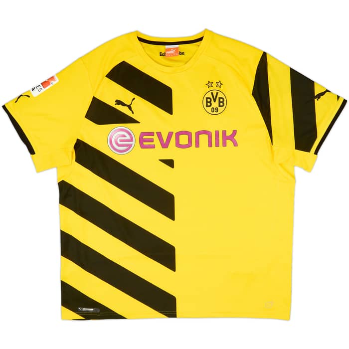 2014-15 Borussia Dortmund Home Shirt Immobile #9 - 6/10 - (XXL)