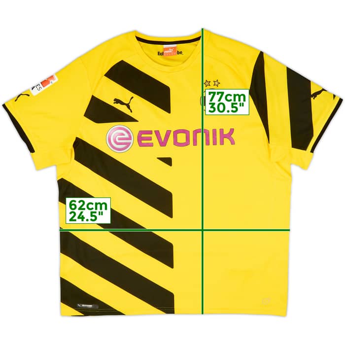 2014-15 Borussia Dortmund Home Shirt Immobile #9 - 6/10 - (XXL)