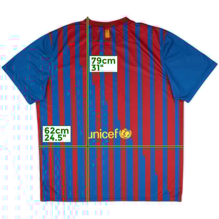 2011-12 Barcelona Basic Home Shirt - 7/10 - (XXL)