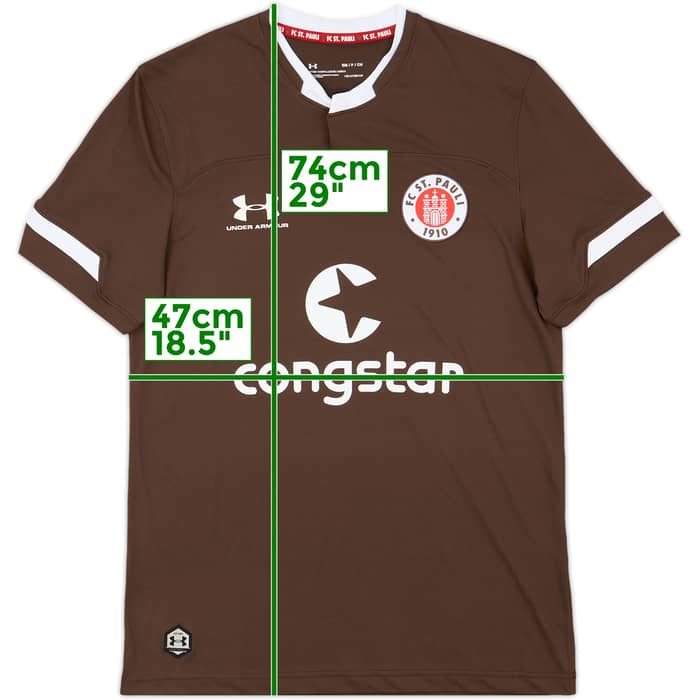 2019-20 St Pauli Home Shirt - 9/10 - (S)