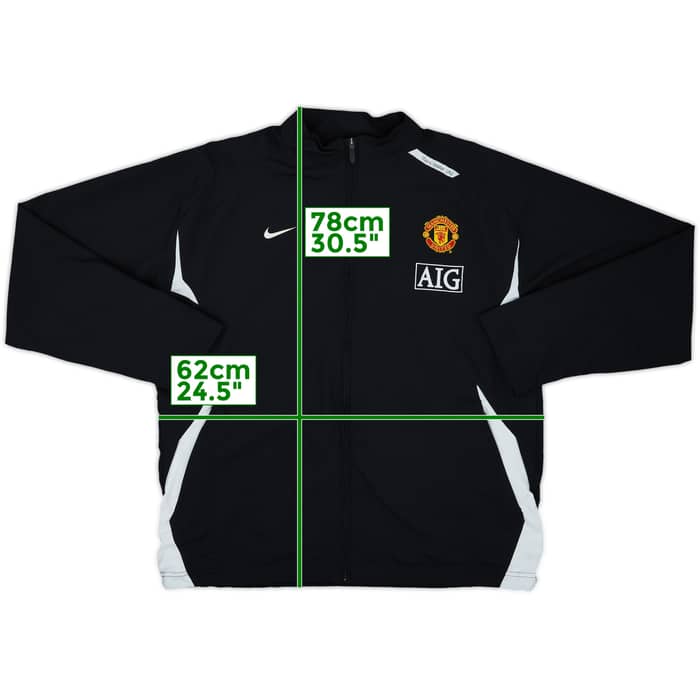 2007-08 Manchester United Nike Track Jacket - 9/10 - (XXL)