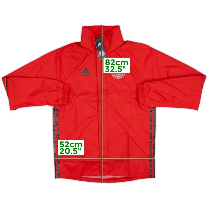 2015-16 Denmark adidas Hooded Rain Jacket (S)