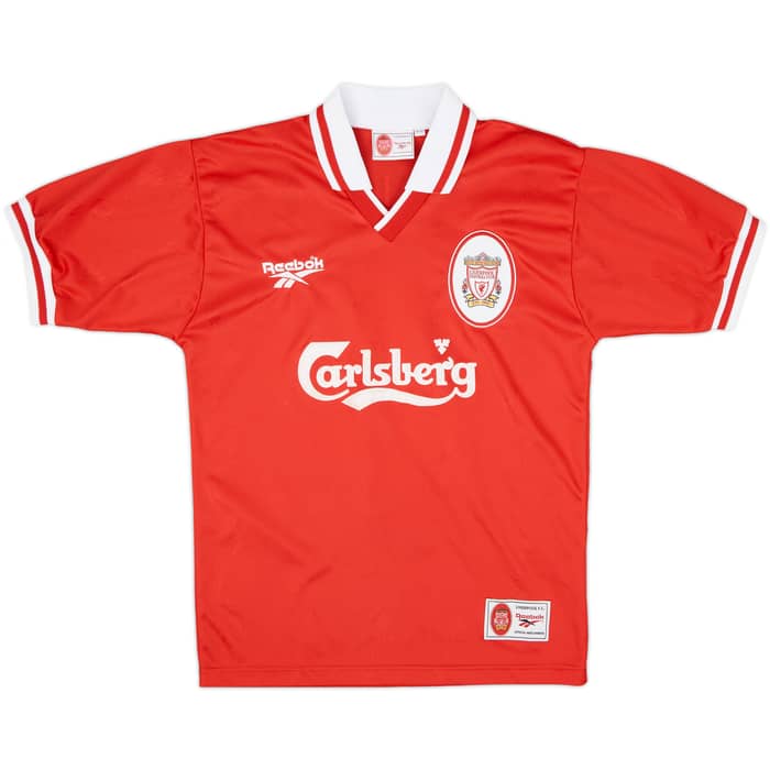 1996-98 Liverpool Home Shirt McManaman #7 - 7/10 - (S)