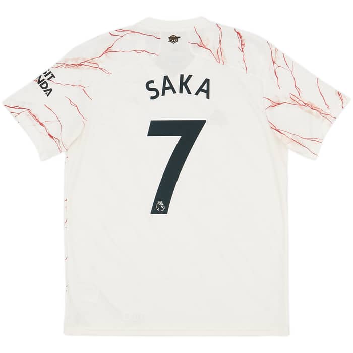 2020-21 Arsenal Away Shirt Saka #7 - 9/10 - (L)