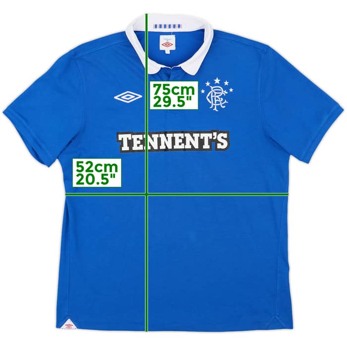 2010-11 Rangers Home Shirt - 8/10 - (L)