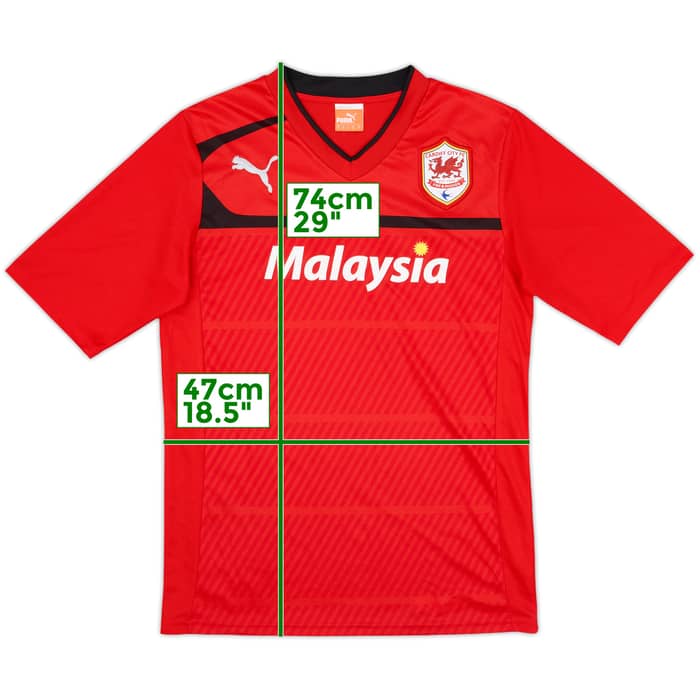 2012-13 Cardiff Home Shirt - 8/10 - (M)