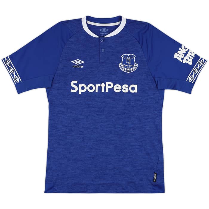 2018-19 Everton Home Shirt Baines #3 - 10/10 - (M)