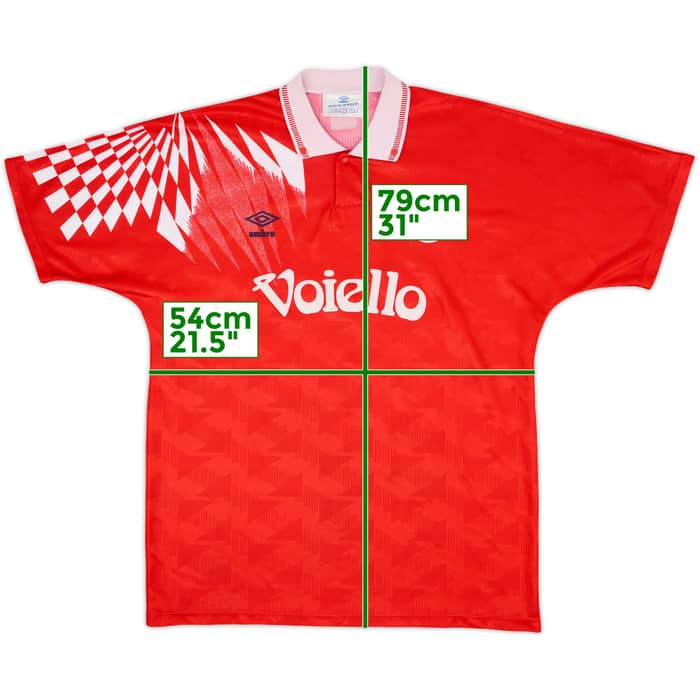 1991-93 Napoli Third Shirt - 8/10 - (XL)