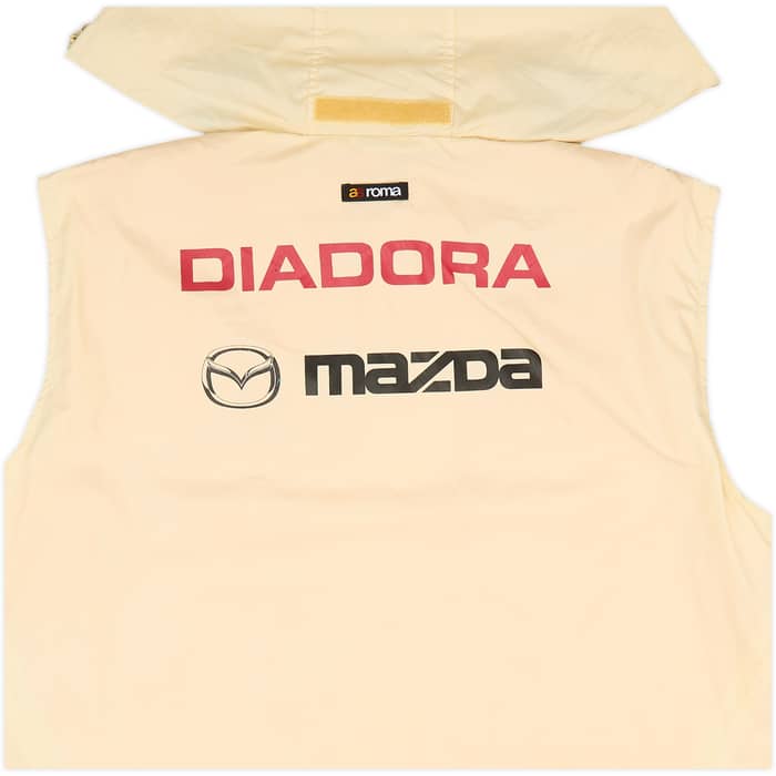 2004-05 Roma Diadora Hooded Gilet - 8/10 - (XL)