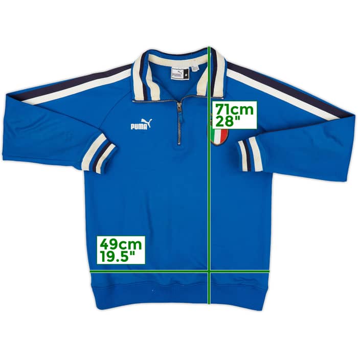 2003-04 Italy Puma 1/4 Zip Drill Top - 6/10 - (M)