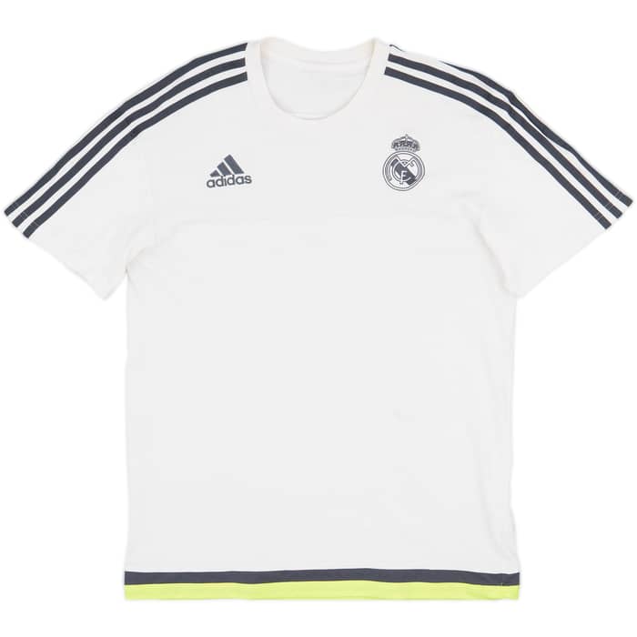 2015-16 Real Madrid adidas Cotton Tee - 7/10 - (L)