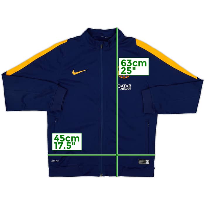 2015-16 Barcelona Nike Track Jacket - 8/10 - (L.Boys)