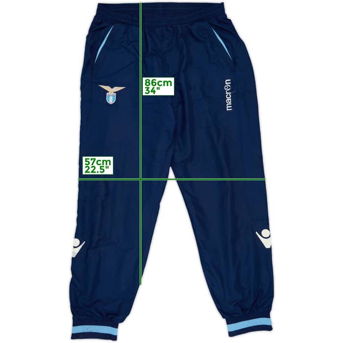 2013-14 Lazio Macron Track Pants/Bottoms - 7/10 - (XXL)