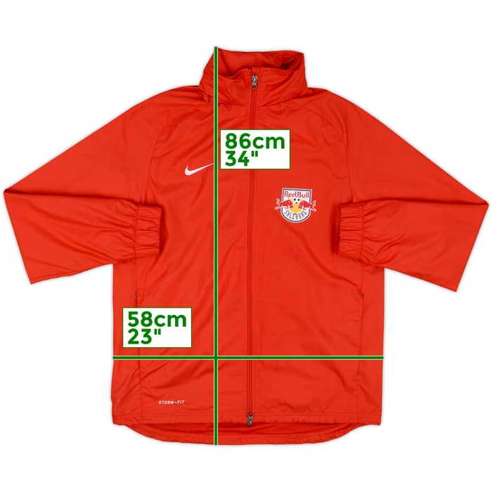 2014-15 Red Bull Salzburg Nike Hooded Rain Jacket - 5/10 - (M)