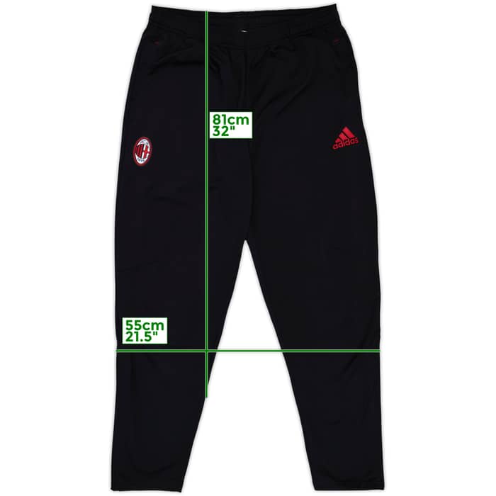 2017-18 AC Milan adidas Track Pants/Bottoms - 9/10 - (L)