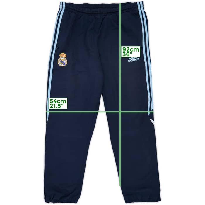 2009-10 Real Madrid adidas Track Pants/Bottoms - 9/10 - (M)