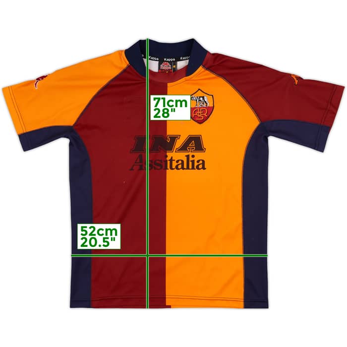 2001-02 Roma European Shirt - 5/10 - (M)