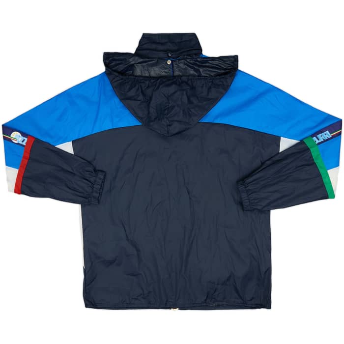1990 Italy Diadora Hooded Windbreaker - 7/10 - (XXL)