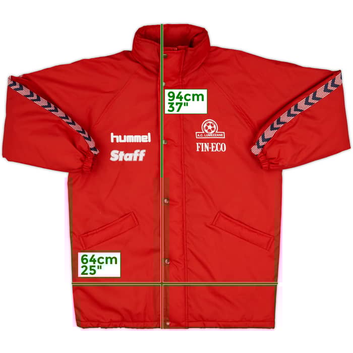 1997-98 Lumezzane Hummel Padded Bench Coat - 9/10 - (M)