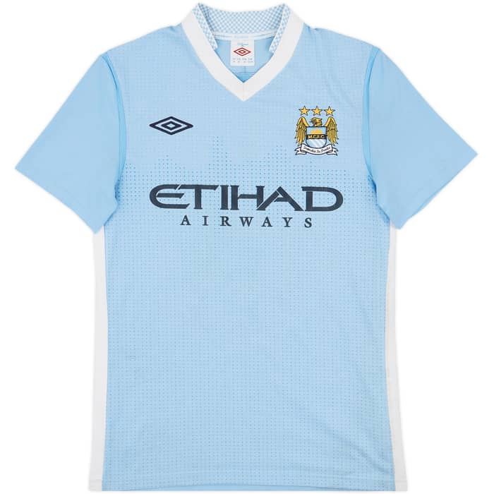 2011-12 Manchester City Home Shirt Kun Aguero #16 - 5/10 - (S)