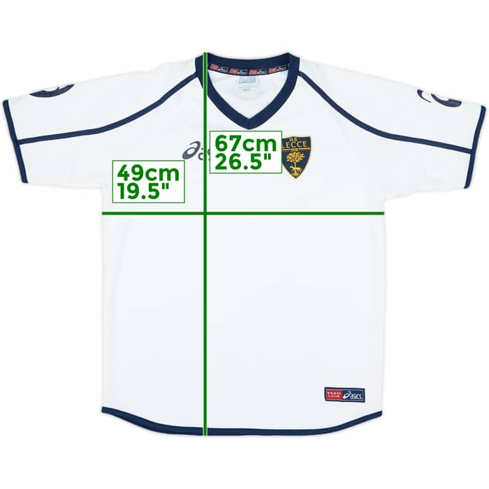 2000-01 Lecce Asics Training Shirt - 9/10 - (XL.Boys)