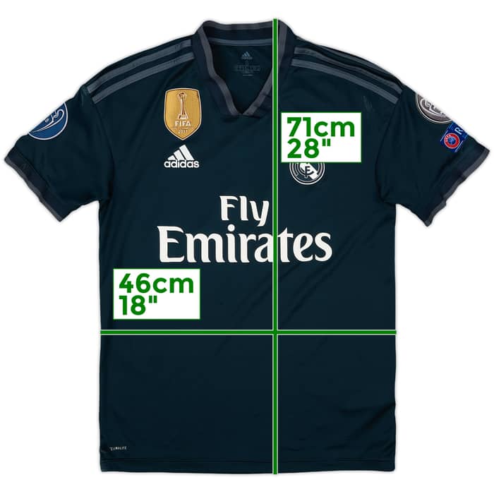 2018-19 Real Madrid Away Shirt - 7/10 - (S)