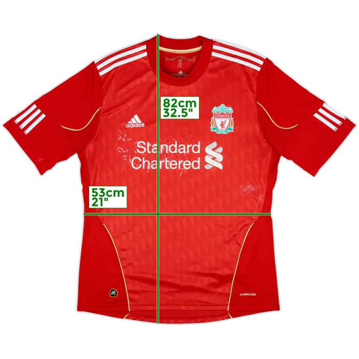 2010-12 Liverpool Home Shirt - 4/10 - (L)