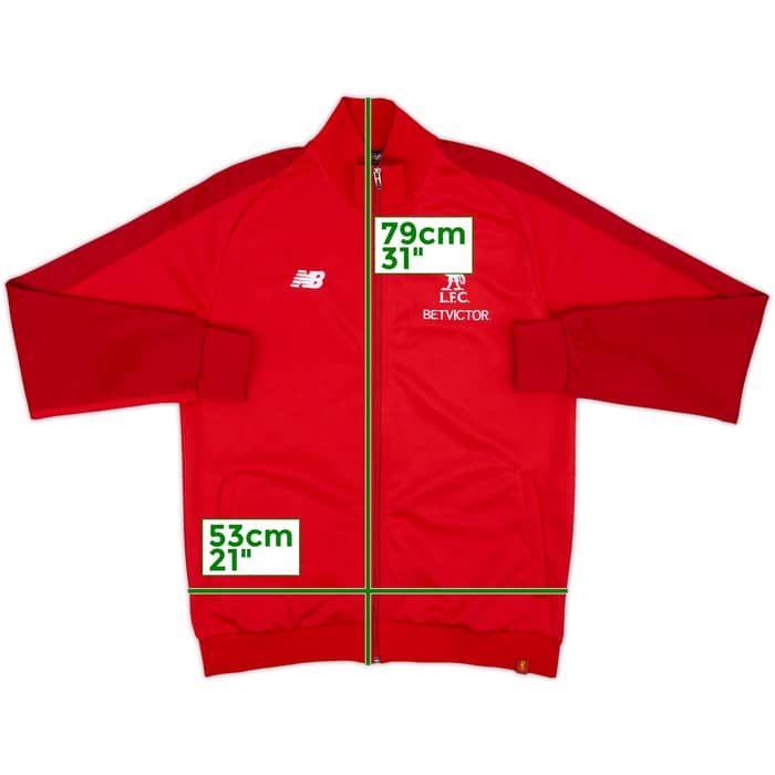 2018-19 Liverpool New Balance Track Jacket - 8/10 - (XL)