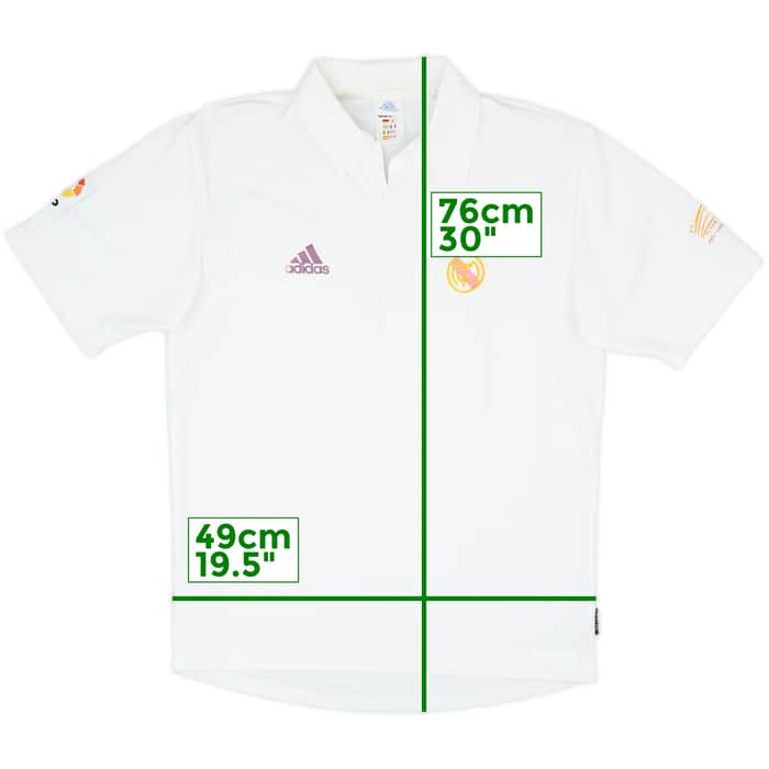 2001 Real Madrid Home Shirt - 5/10 - (M)