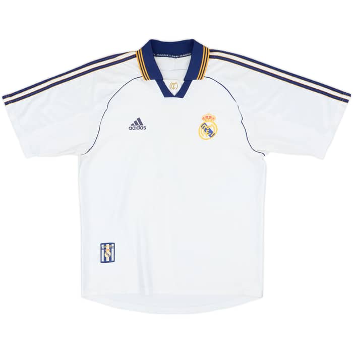 1998-00 Real Madrid Home Shirt Raul #7 - 7/10 - (L)