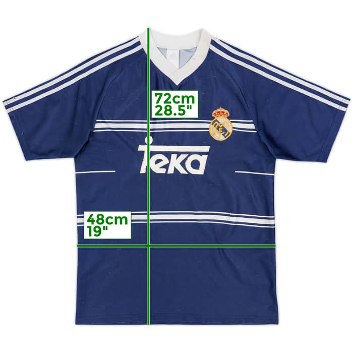 1998-99 Real Madrid Away Shirt - 4/10 - (XL.Boys)
