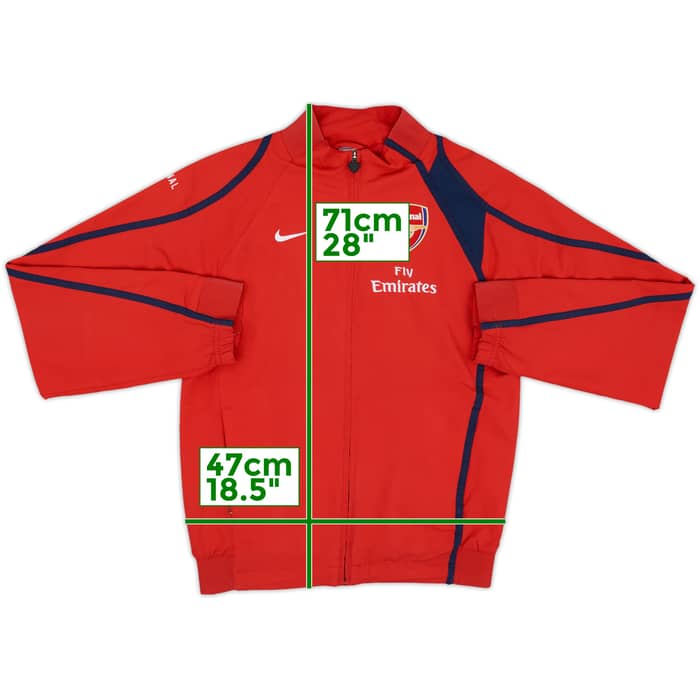2007-08 Arsenal Nike Track Jacket - 7/10 - (S)