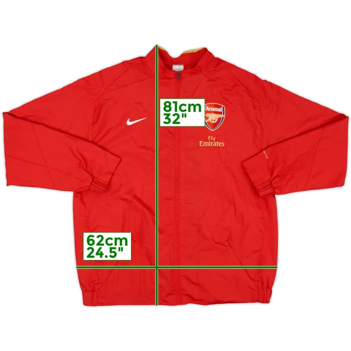 2008-09 Arsenal Nike Track Jacket - 8/10 - (XL)
