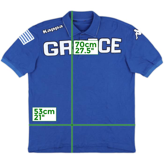 2009-10 Greece Kappa Polo Shirt - 8/10 - (M)