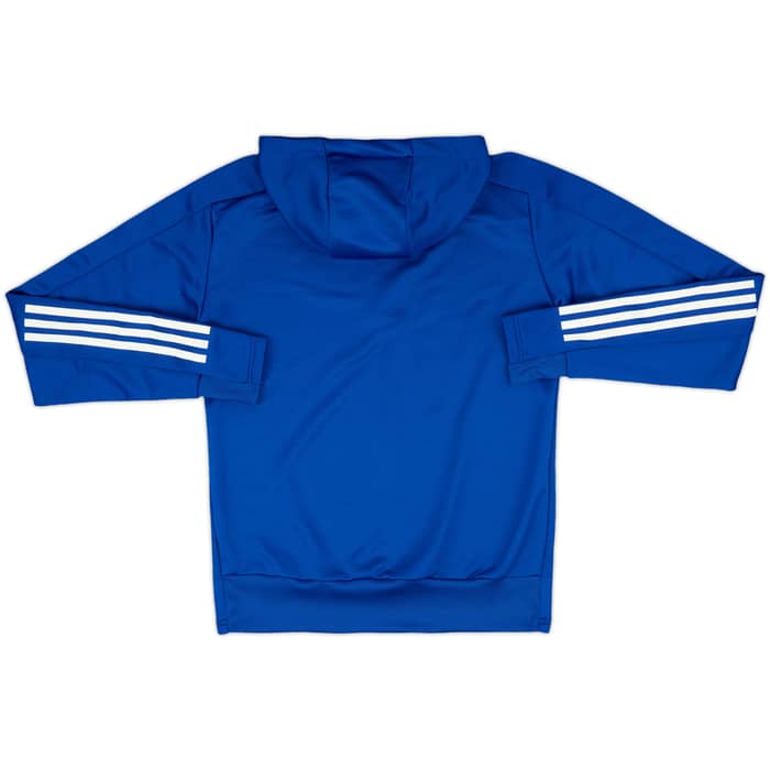 2021-22 Northern Ireland adidas Hooded 1/4 Zip Drill Top - 9/10 - (S)