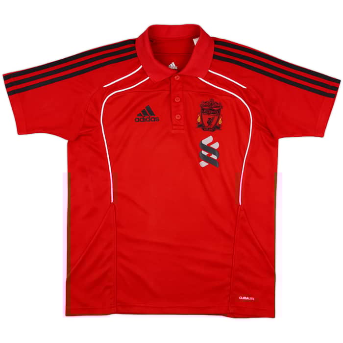 2010-11 Liverpool adidas Polo Shirt - 8/10 - (S)