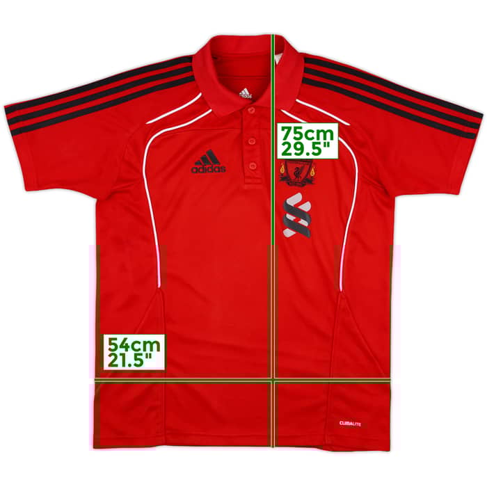 2010-11 Liverpool adidas Polo Shirt - 8/10 - (S)