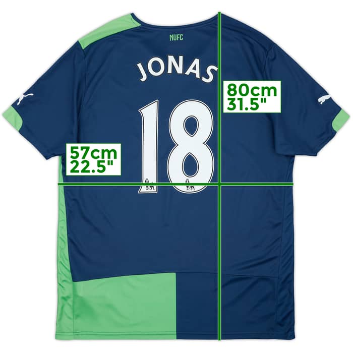 2014-15 Newcastle Third Shirt Jonas #18 - 8/10 - (XL)
