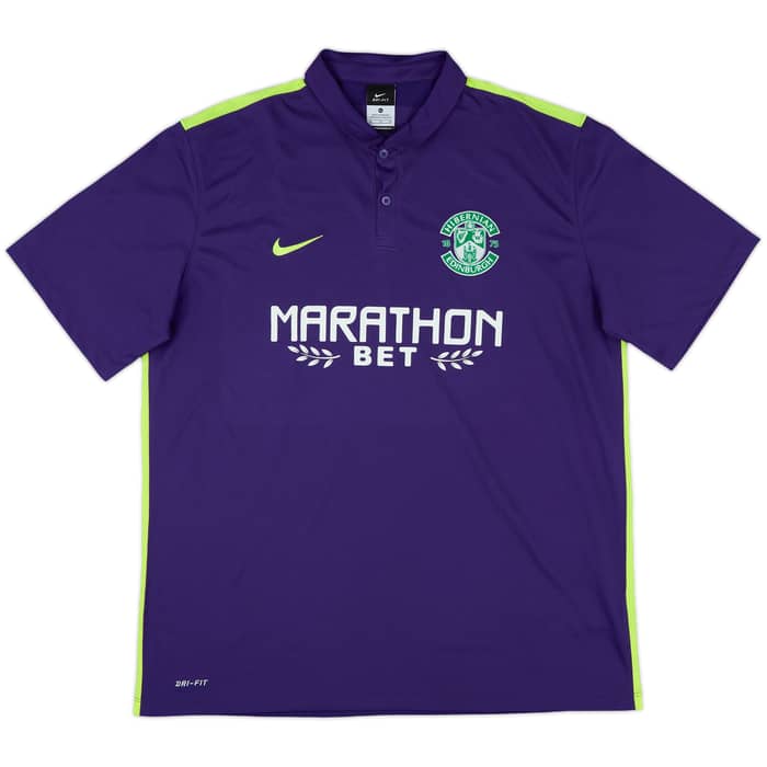 2015-16 Hibernian Away Shirt - 10/10 - (XL)