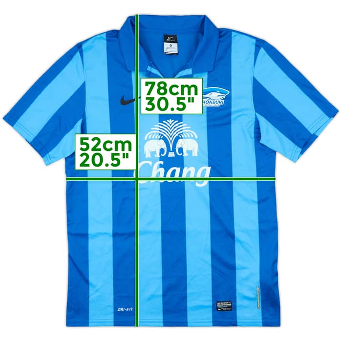 2013 Chonburi Home Shirt - 10/10 - (XL)