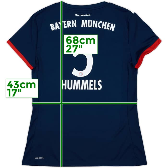 2017-18 Bayern Munich Away Shirt Hummels #5 - 10/10 - (Women's L)