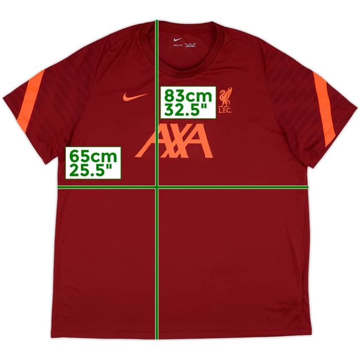 2021-22 Liverpool Nike Training Shirt - 8/10 - (3XL)