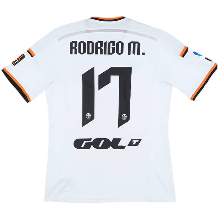 2014-15 Valencia Home Shirt Rodrigo M. #17 - 7/10 - (L)