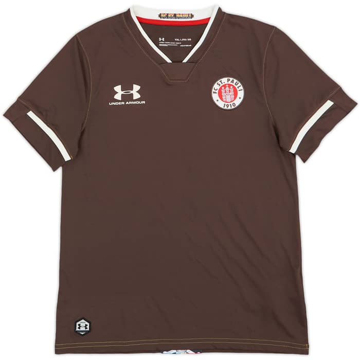 2020-21 St Pauli Home Shirt FCSP #13 - 9/10 - (XL.Boys)