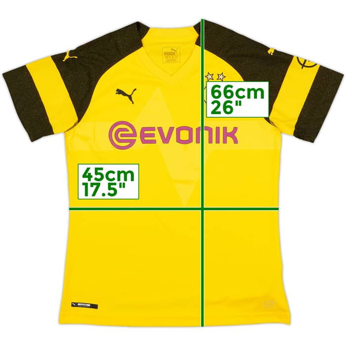 2018-19 Borussia Dortmund Home Shirt - 10/10 - (Women's M)