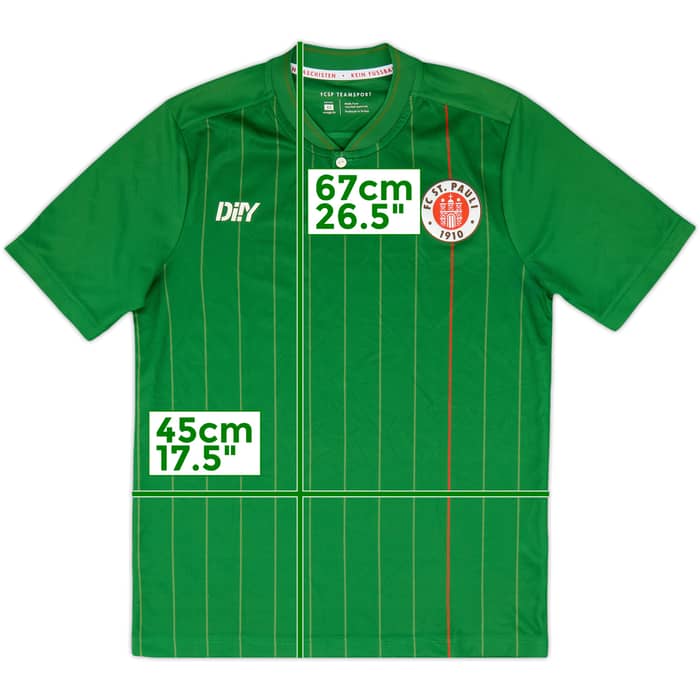2021-22 St Pauli GK Shirt - 8/10 - (XS)