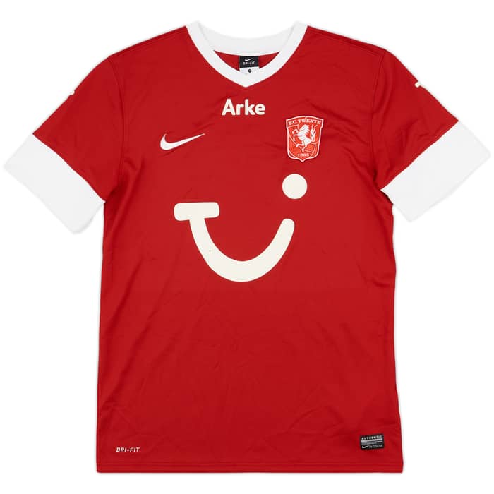 2012-13 FC Twente Home Shirt Bjelland #2 - 7/10 - (M)
